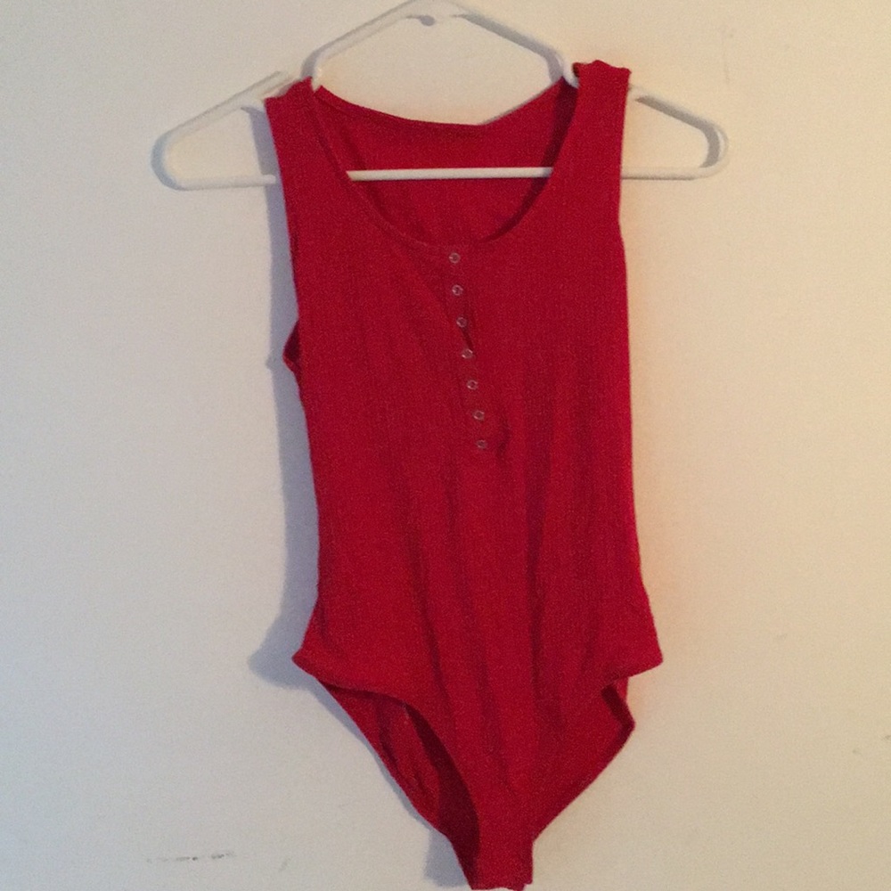 🍒 Red leotard